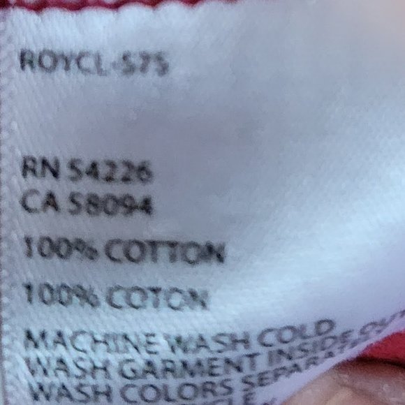 Red Royal Robbins Striped Tee Size Small - Picture 10 of 14